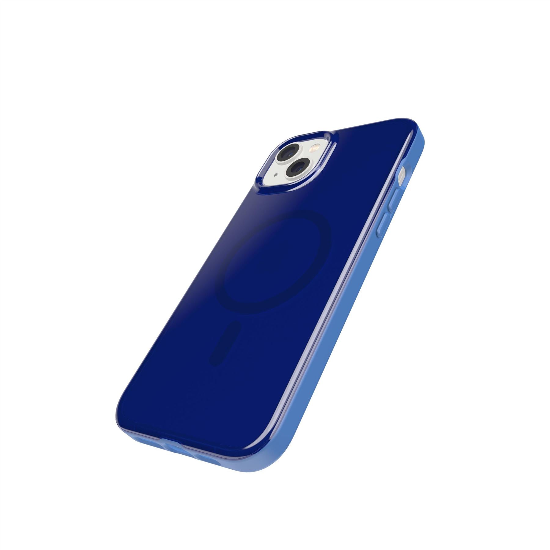 Tech21 Evo Tint iPhone 14 Plus Handyhülle Butterfly Blues MagSafe