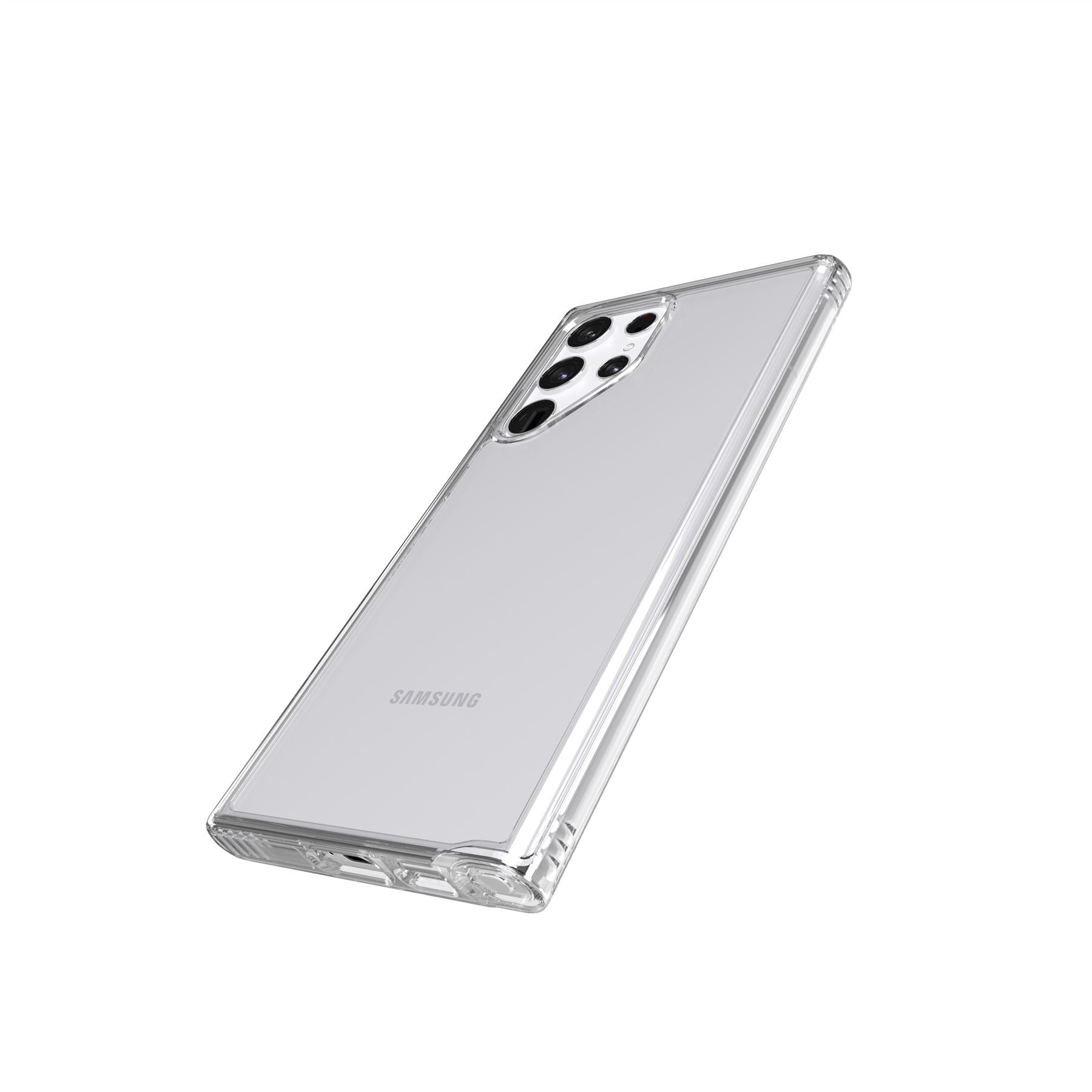 Tech21 Evo Clear Galaxy S22 Ultra Handyhülle Clear S Pen Fach