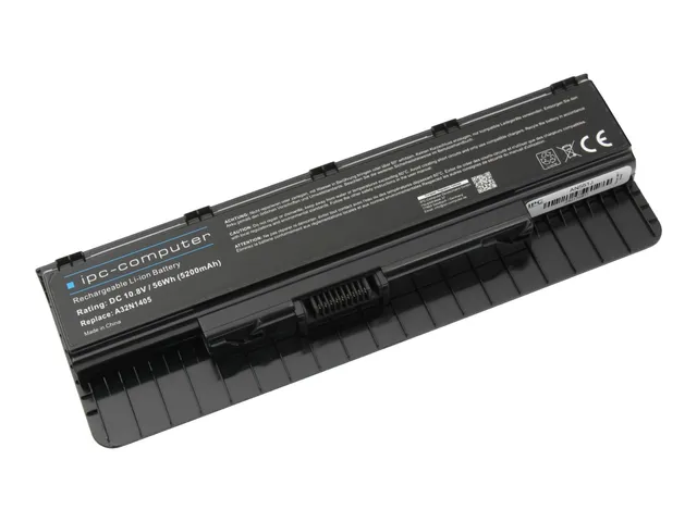 IPC-Computer Akkus A32NI405 Laptop Akku 56Wh schwarz