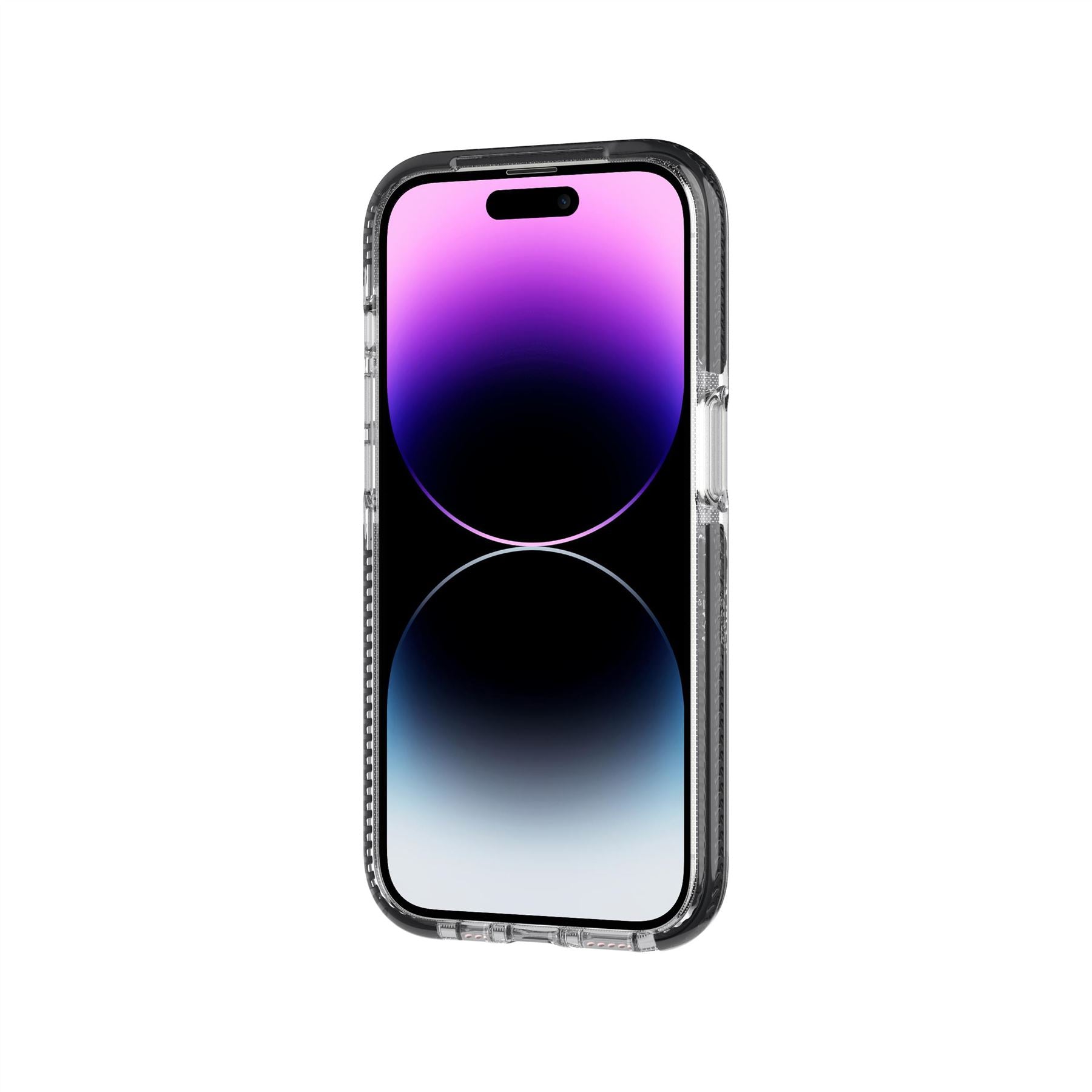 Tech21 EvoCrystal iPhone 14 Pro Hülle Graphit MagSafe 4,9m