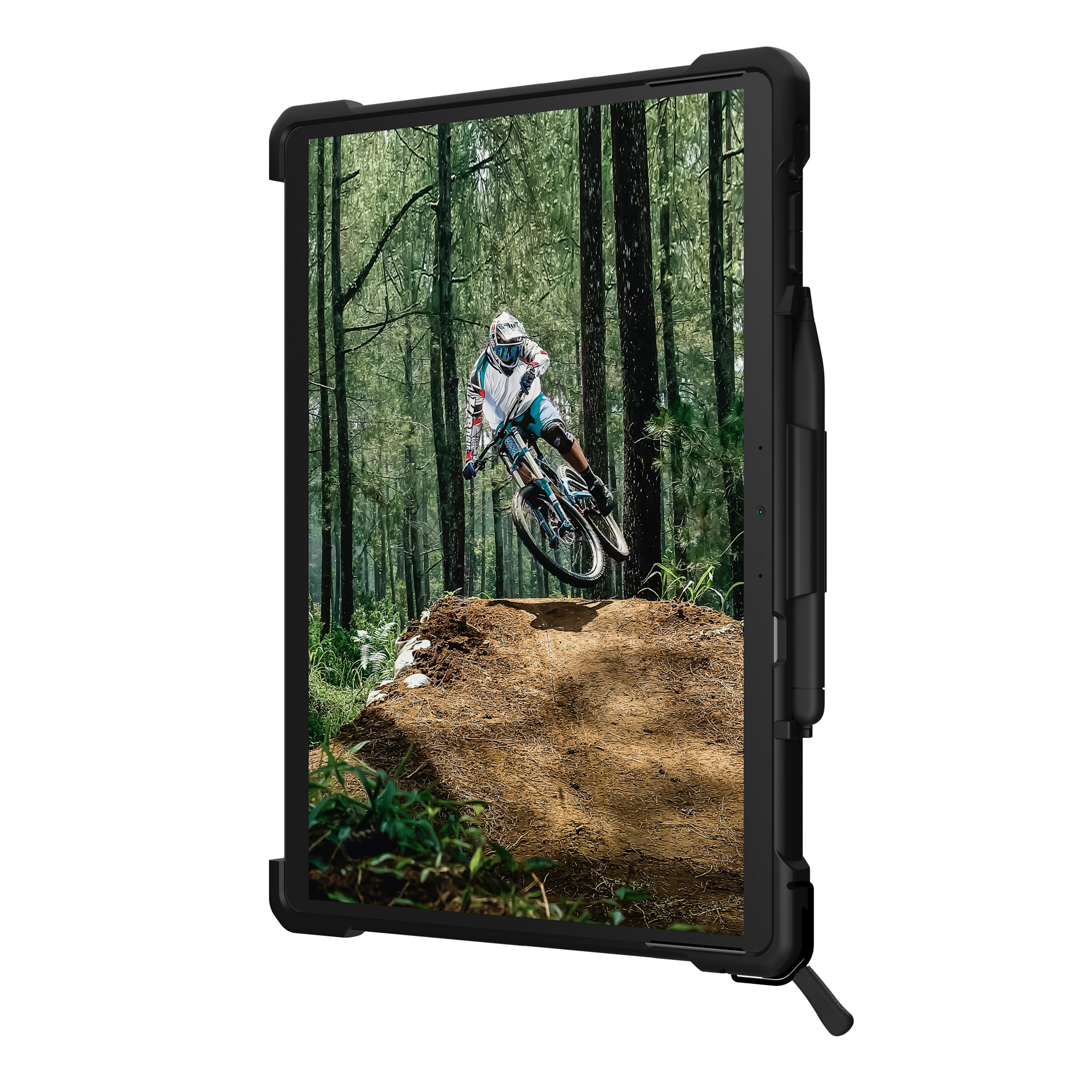 UAG Plasma Surface Pro 9/10 Hülle transparent mit Ständer