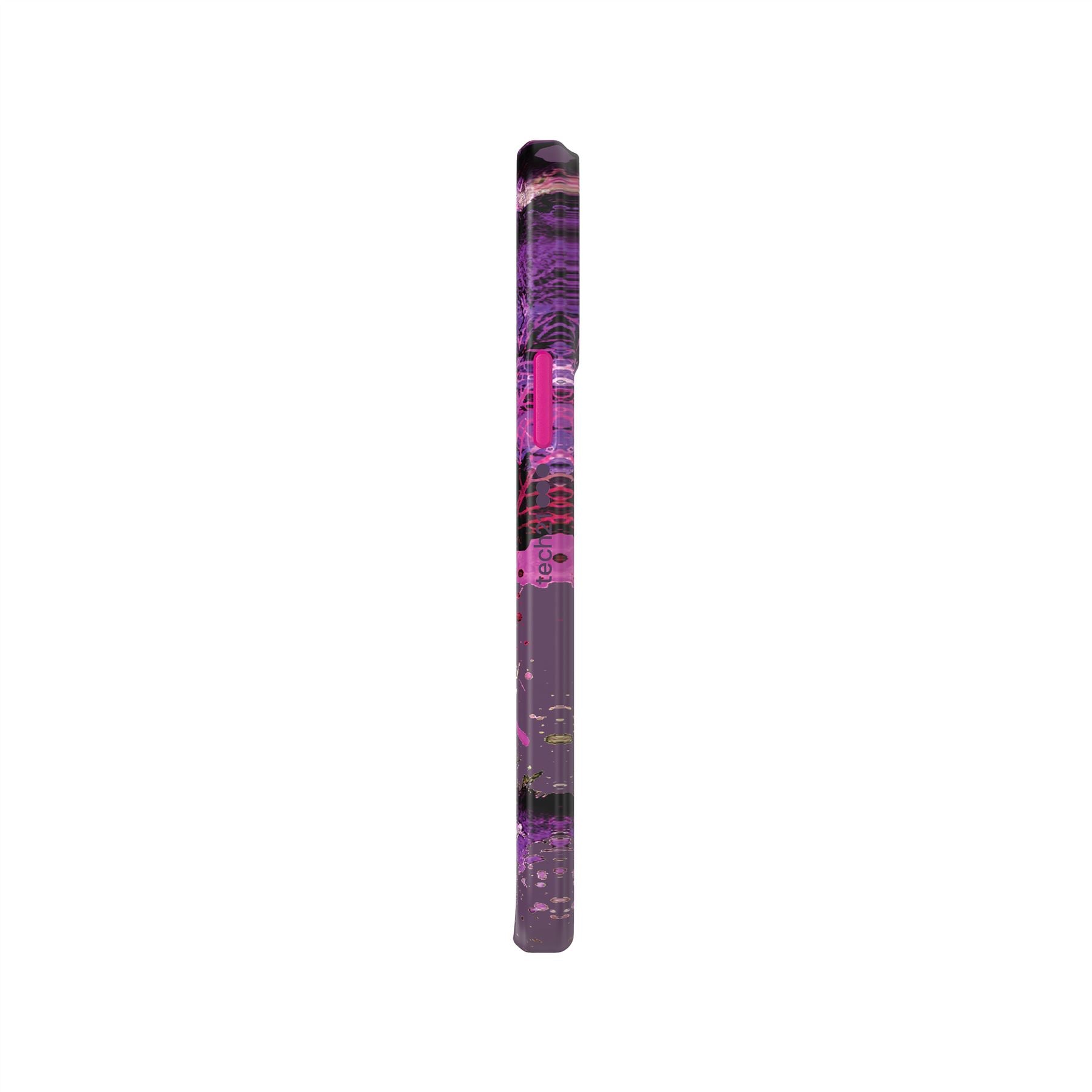 Tech21 Eco Art iPhone 12/12 Pro Hülle Pink-Lila Fallschutz