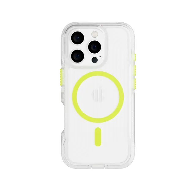 Tech21 FlexPro iPhone 16 Pro Hülle MagSafe Neon Green