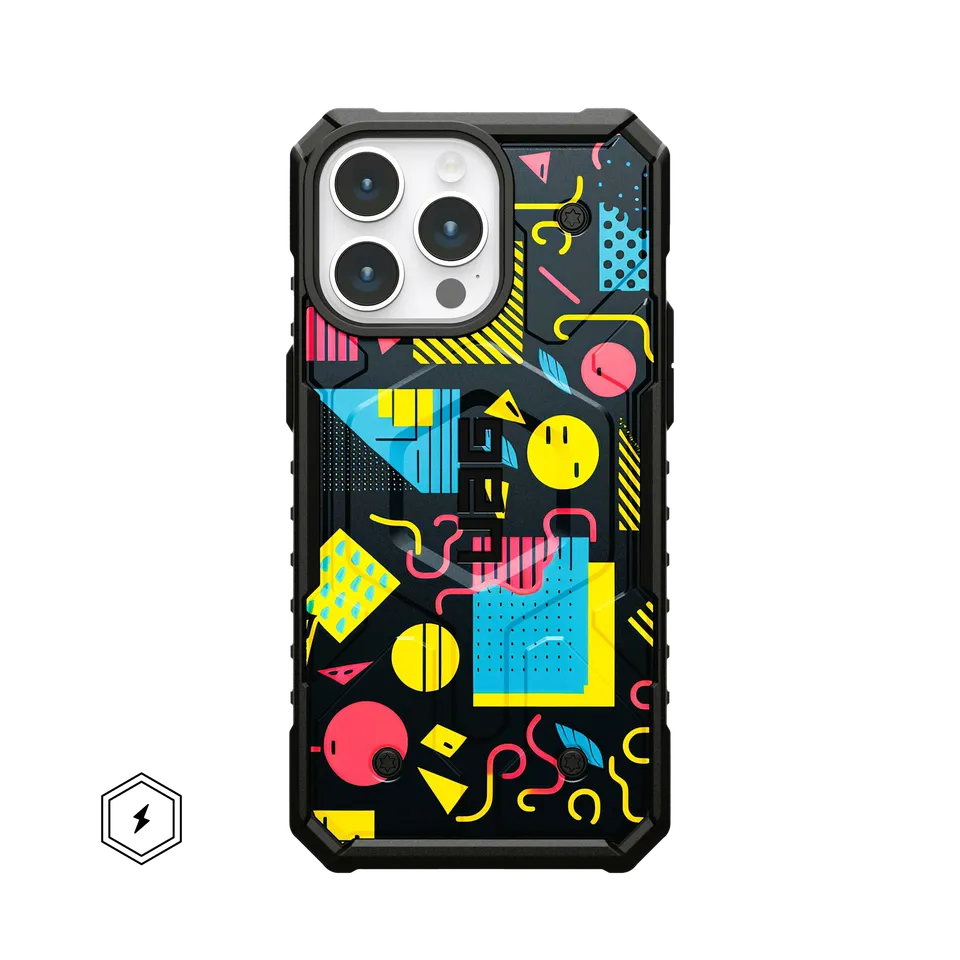 UAG Pathfinder iPhone 16 Pro Max Hülle 80s Retro MagSafe