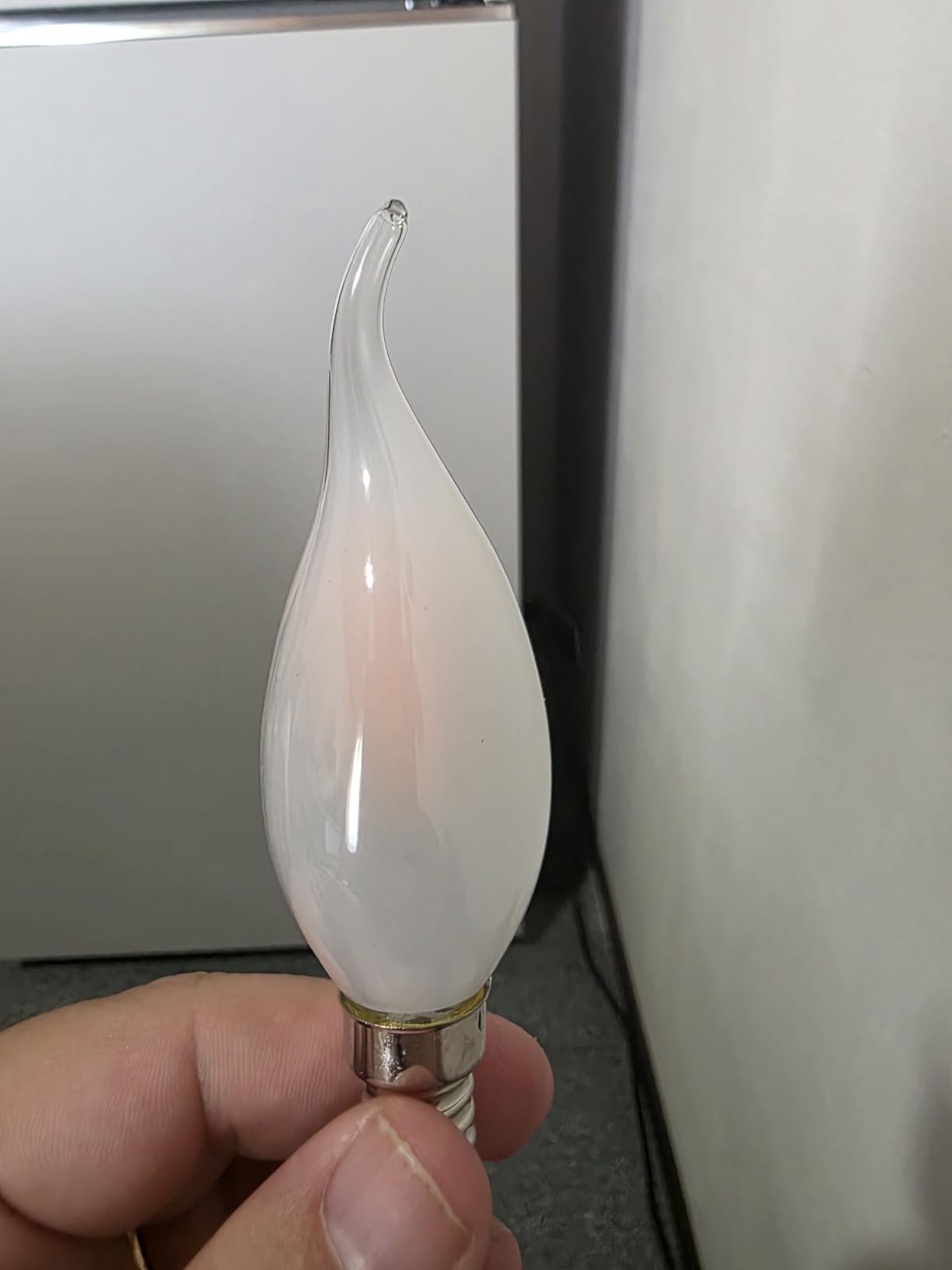 ams OSRAM LED-Lampe E14 Flammeneffekt matt 1W