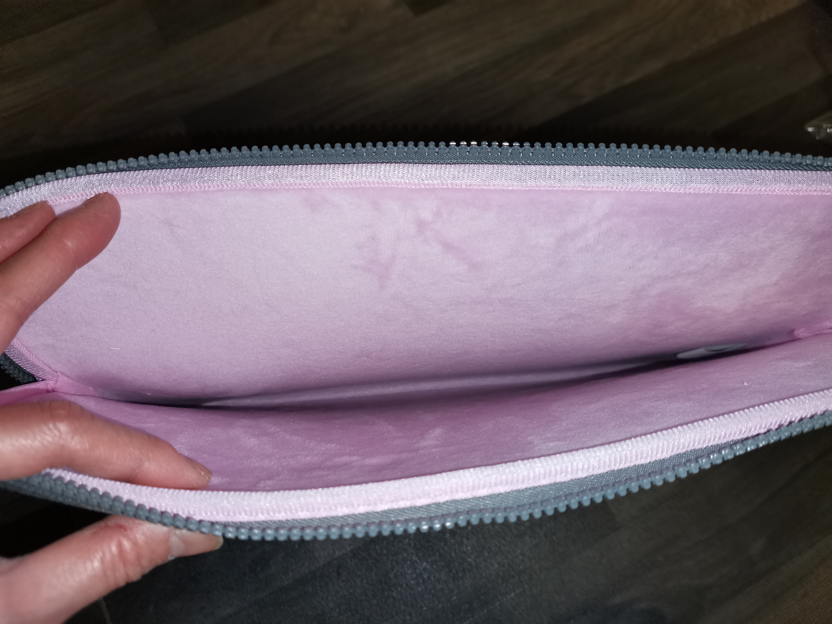 Mobilis Laptop Sleeve 14 Zoll Memory-Foam grau rosa