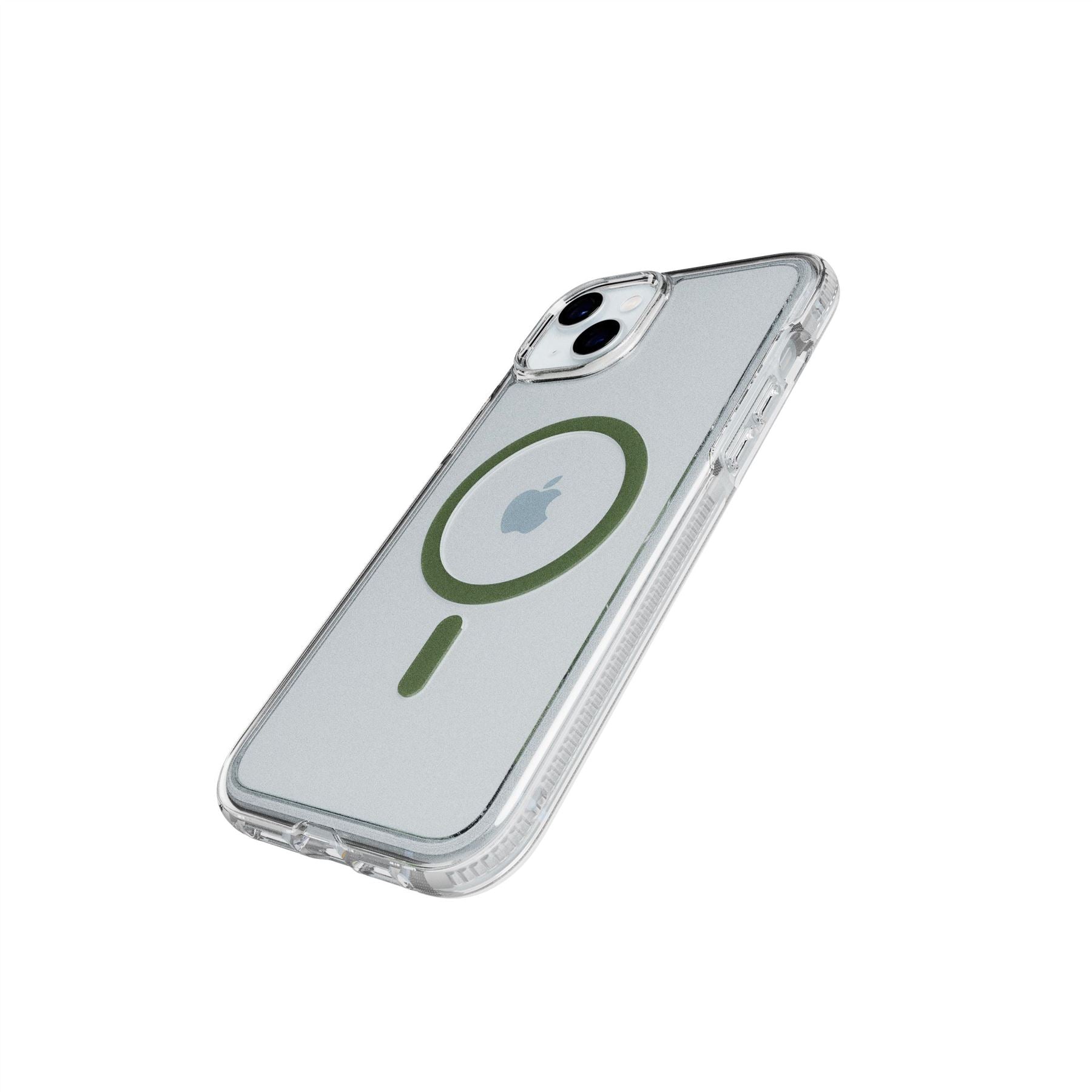 Tech21 FlexQuartz iPhone 15 Plus Hülle Grün MagSafe