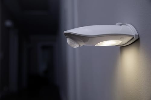 ams OSRAM Door LED Sensorleuchte silber IP54 Batterie