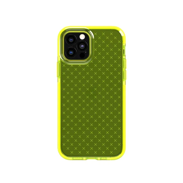 Tech21 EvoCheck iPhone 12/12 Pro Hülle Gelb 12ft Fallschutz