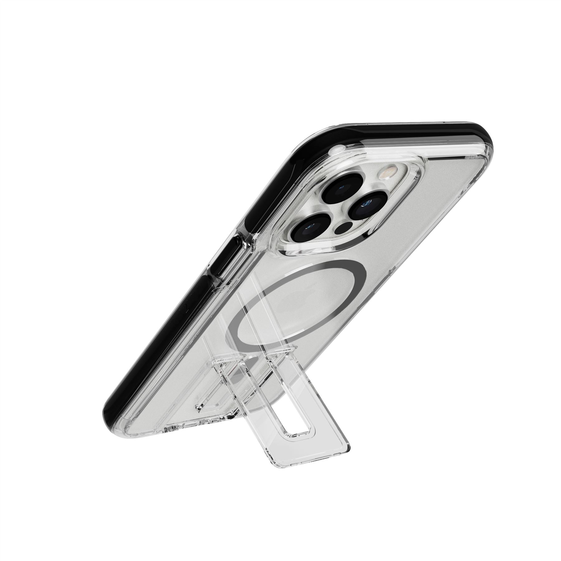 Tech21 EvoCrystal Kick Handyhülle Clear Black iPhone 14 Pro Max