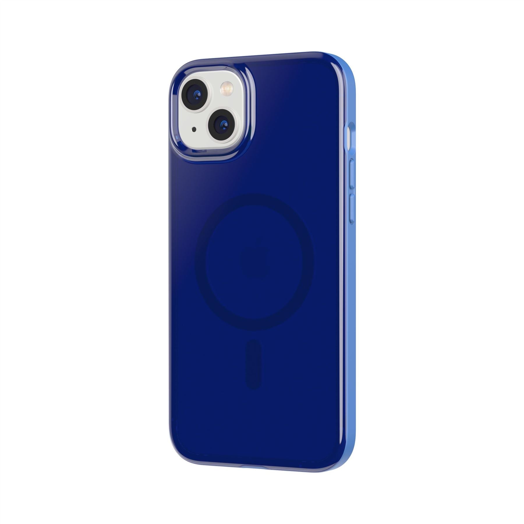 Tech21 Evo Tint iPhone 14 Plus Handyhülle Butterfly Blues MagSafe