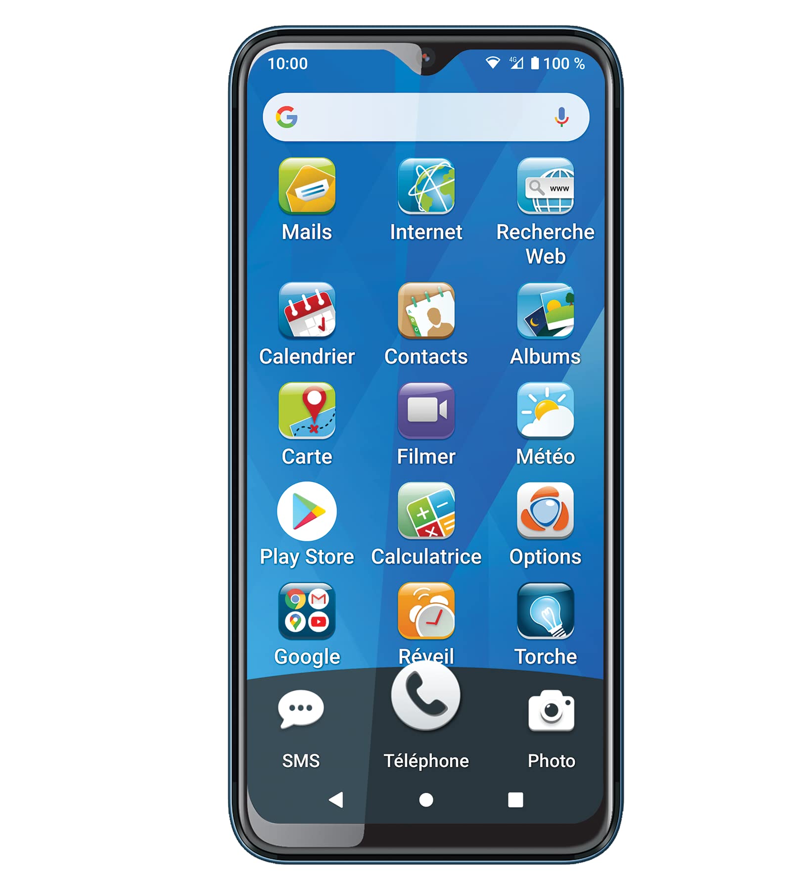 Ordissimo LeNumero2 Senioren-Smartphone 6,3 Zoll blau