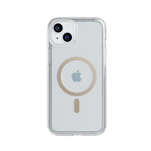 Tech21 FlexQuartz iPhone 15 Plus Handyhülle Gold MagSafe