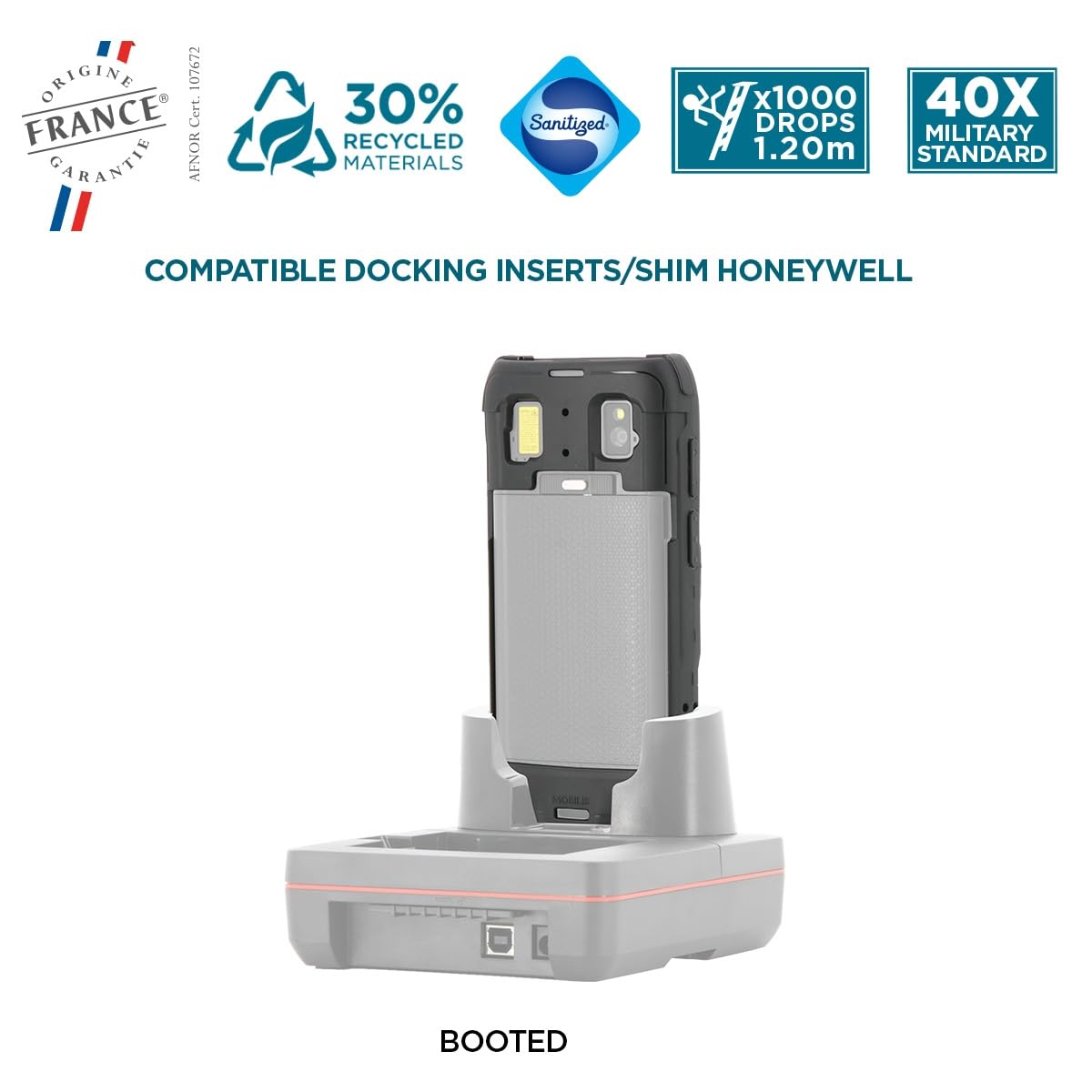 Mobilis PROTECH Honeywell CT47 Schutzhülle Docking stoßfest