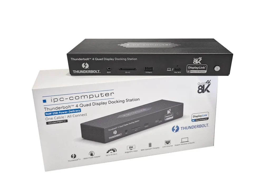 IPC-Computer PRIPC2 Thunderbolt 4 Dockingstation 160W