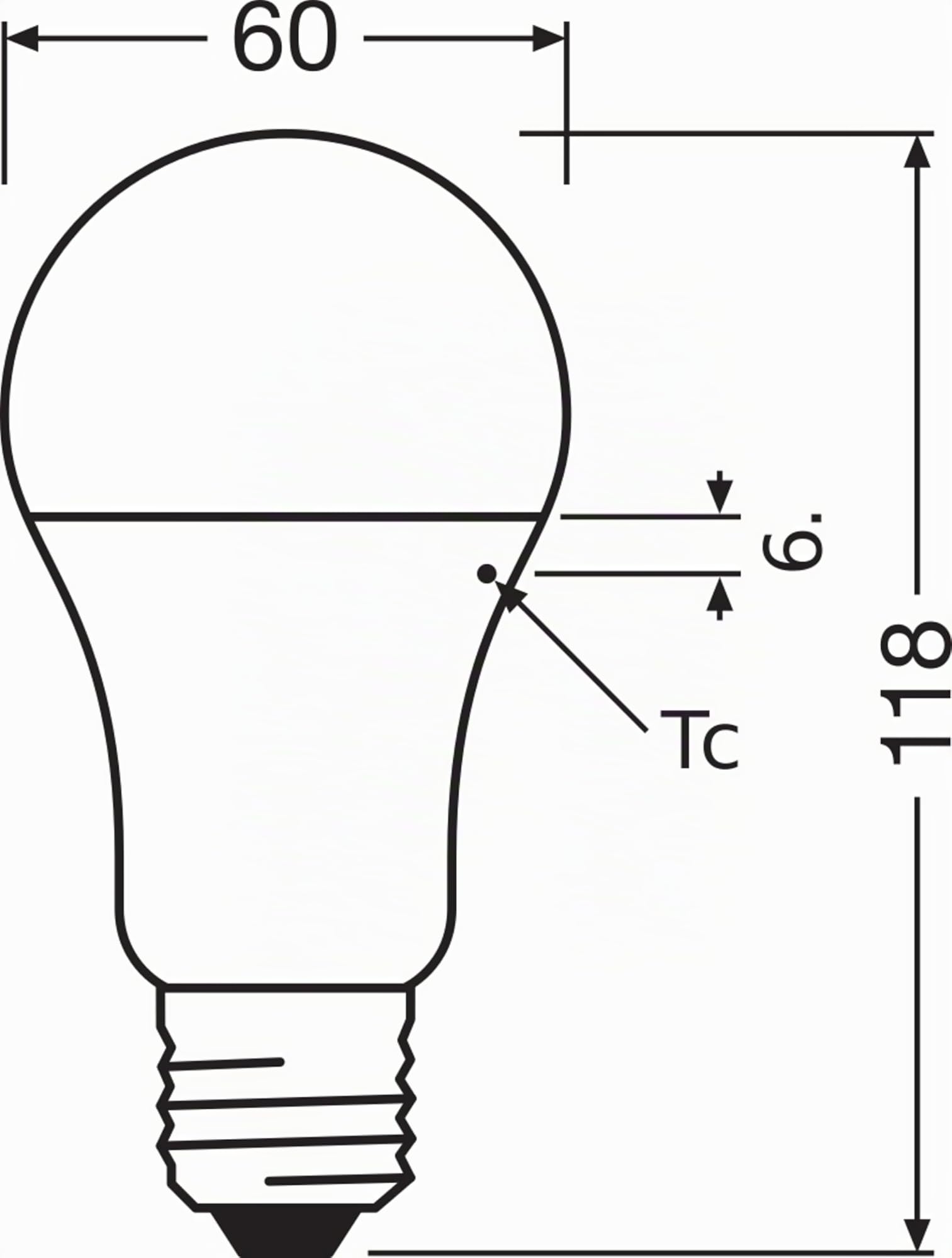 OSRAM SMART+ LED Base Classic A 100 E27 13W 4000K matt