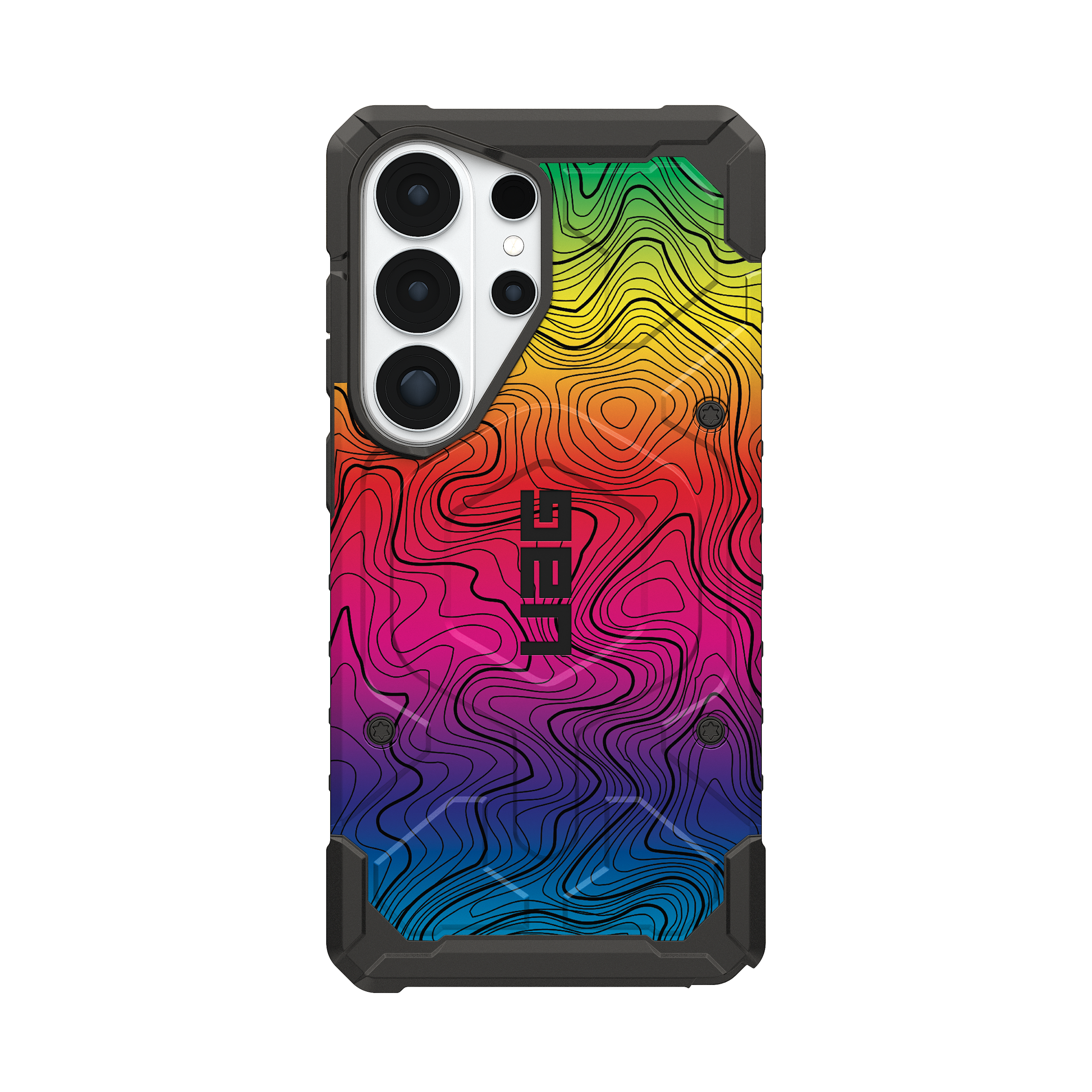 UAG Pathfinder Galaxy S26 Ultra Hülle Rainbow Topography