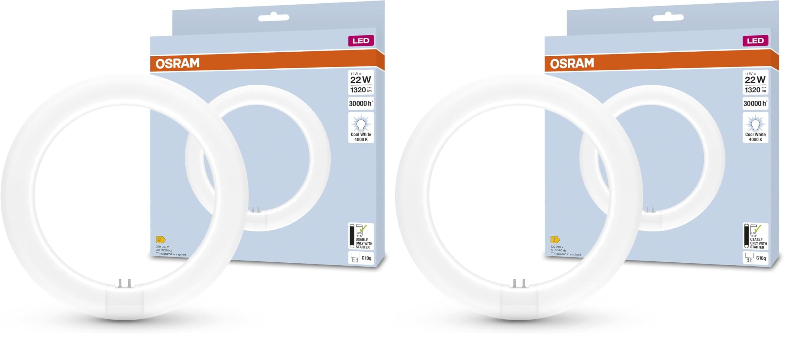 OSRAM SMART+ LED Tube T9C EM 22 Ringleuchte kaltweiß