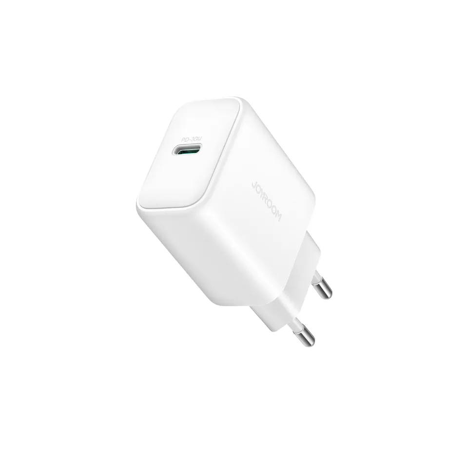 JOYROOM JR-TCF24 30W USB-C Ladegeraet PD mit Kabel Weiss EU