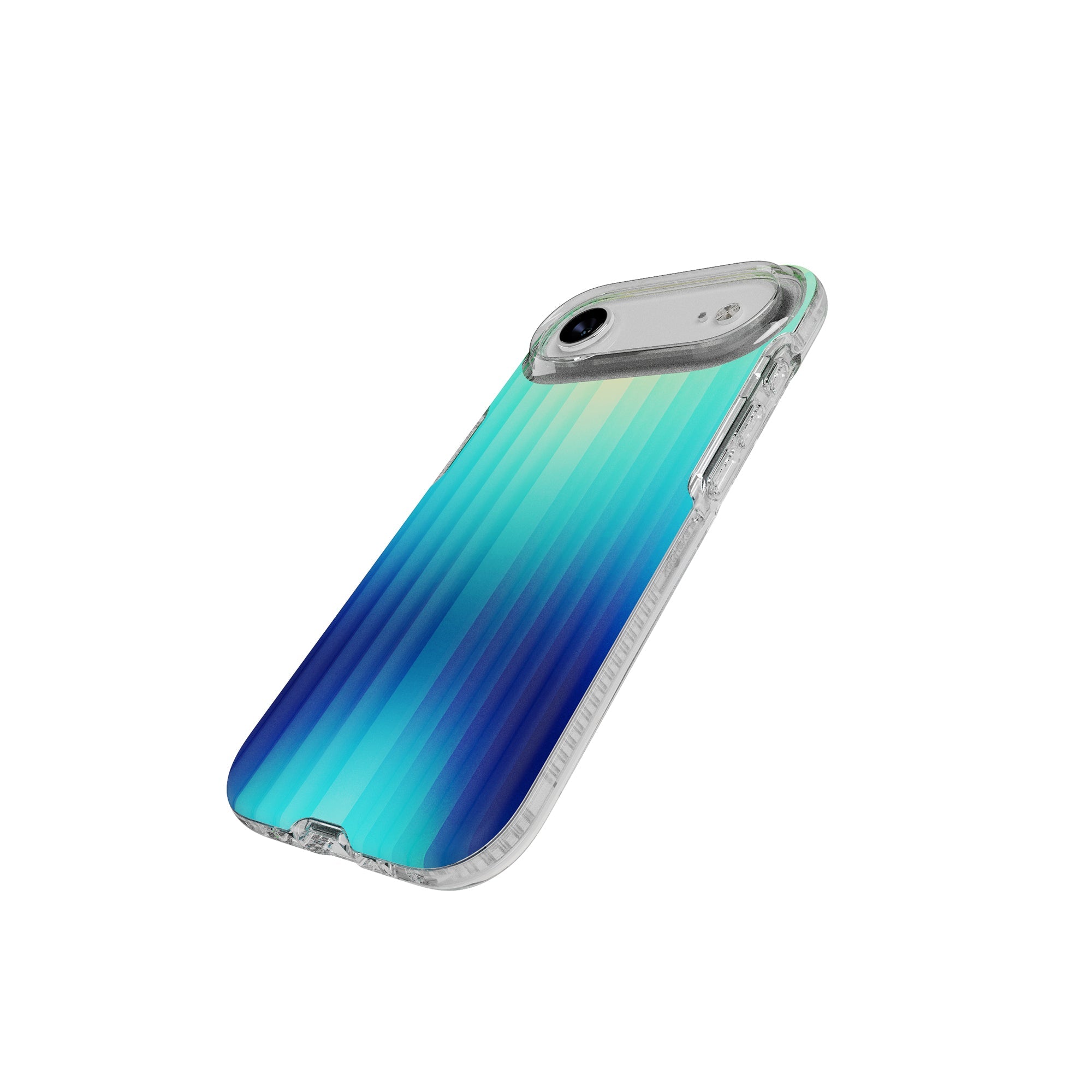 Tech21 FlexQuartz MagSafe iPhone Air Hülle Ombre Blue/Green