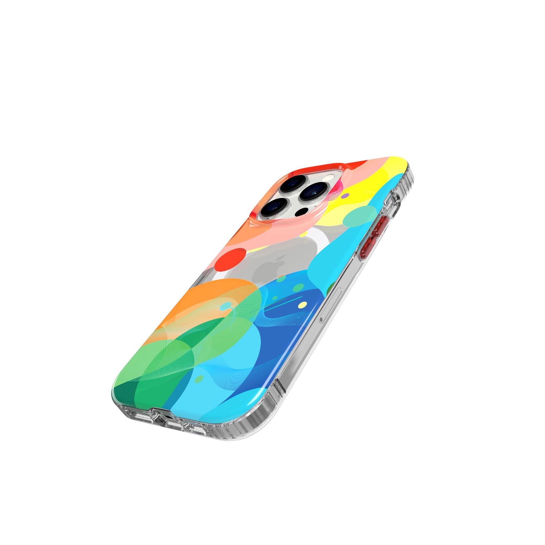 Tech21 EvoArt iPhone 14 Pro Hülle Bubble Bounce MagSafe