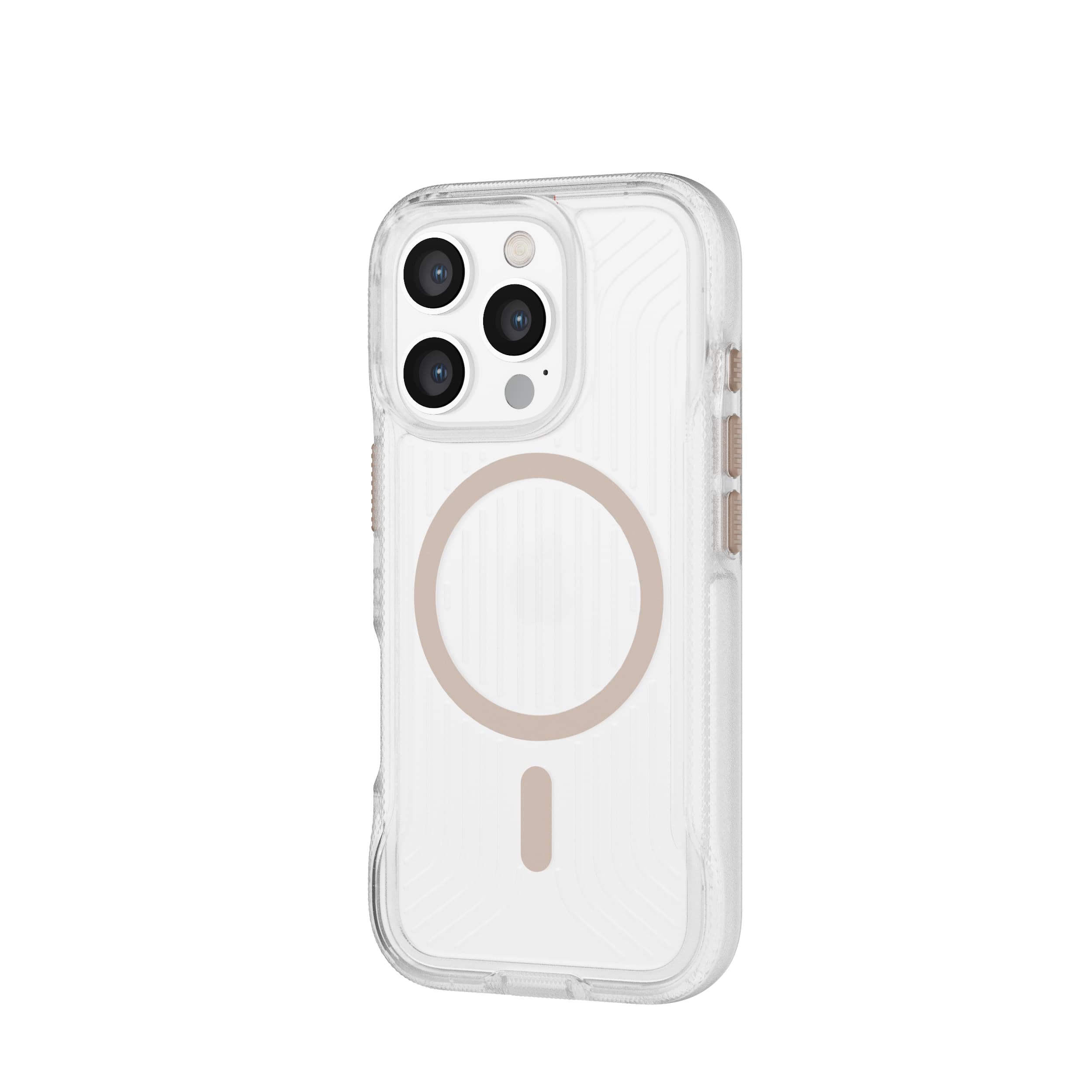 Tech21 FlexPro iPhone 16 Pro Hülle Taupe Stoßschutz