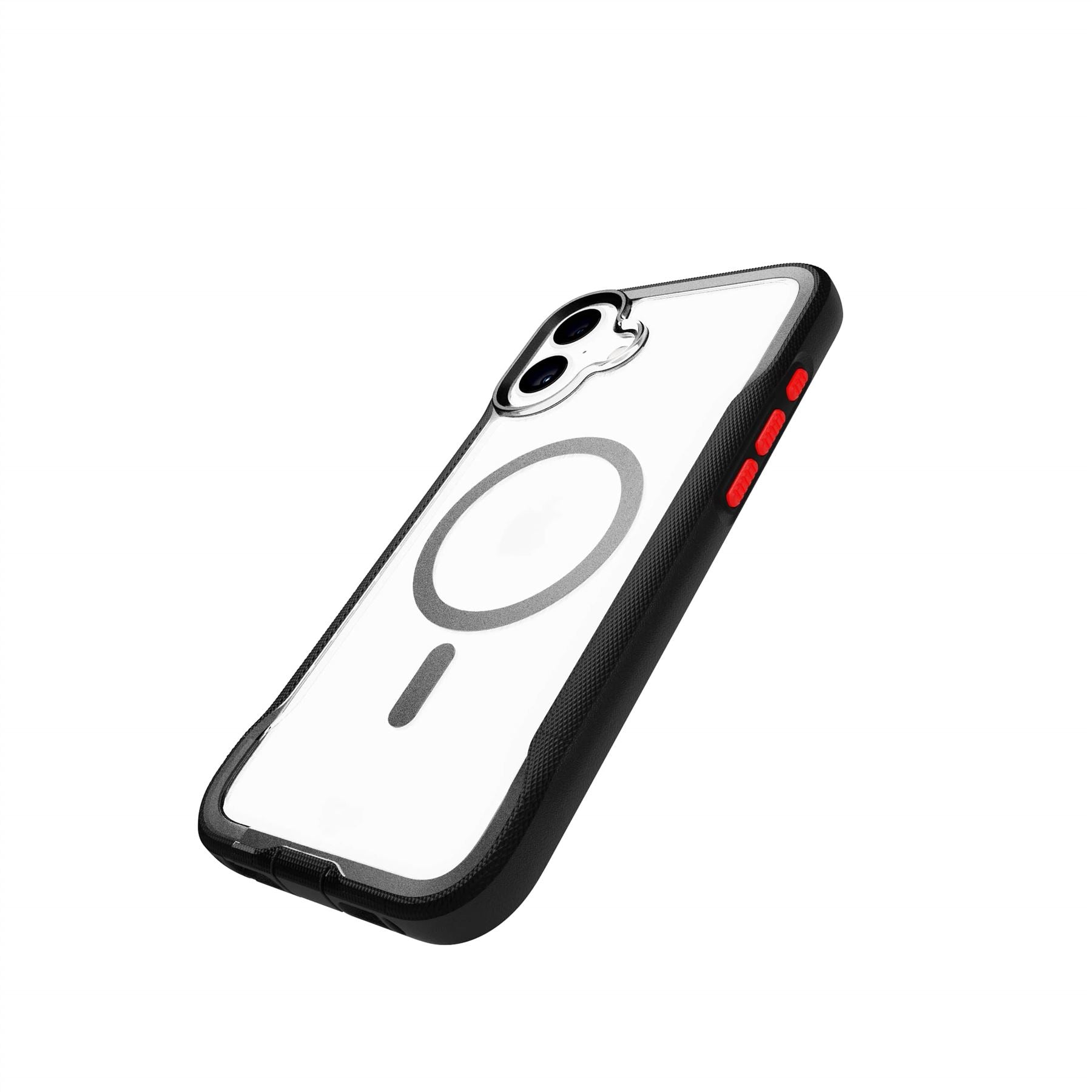 Tech21 EvoPro iPhone 16 Plus Hülle Clear Black MagSafe