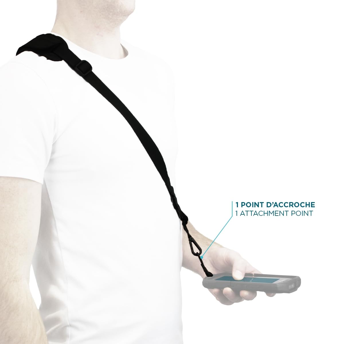 Mobilis Harness Breakaway Schultergurt Textilhaken Universal