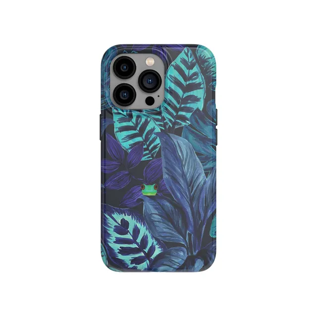 Tech21 Eco Art iPhone 13 Pro Hülle Frog Grün Motiv