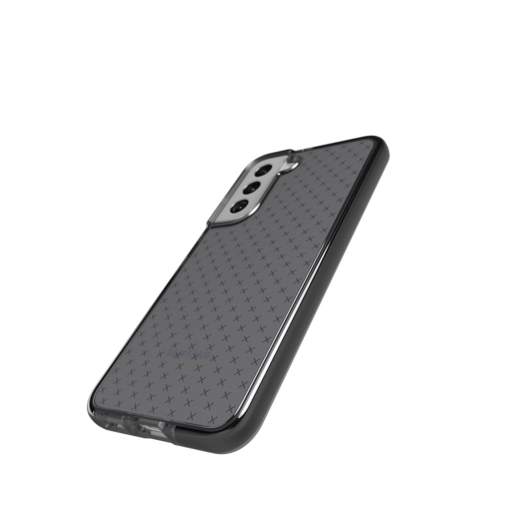Tech21 EvoCheck Galaxy S22+ Handyhülle Smokey Black Fallschutz