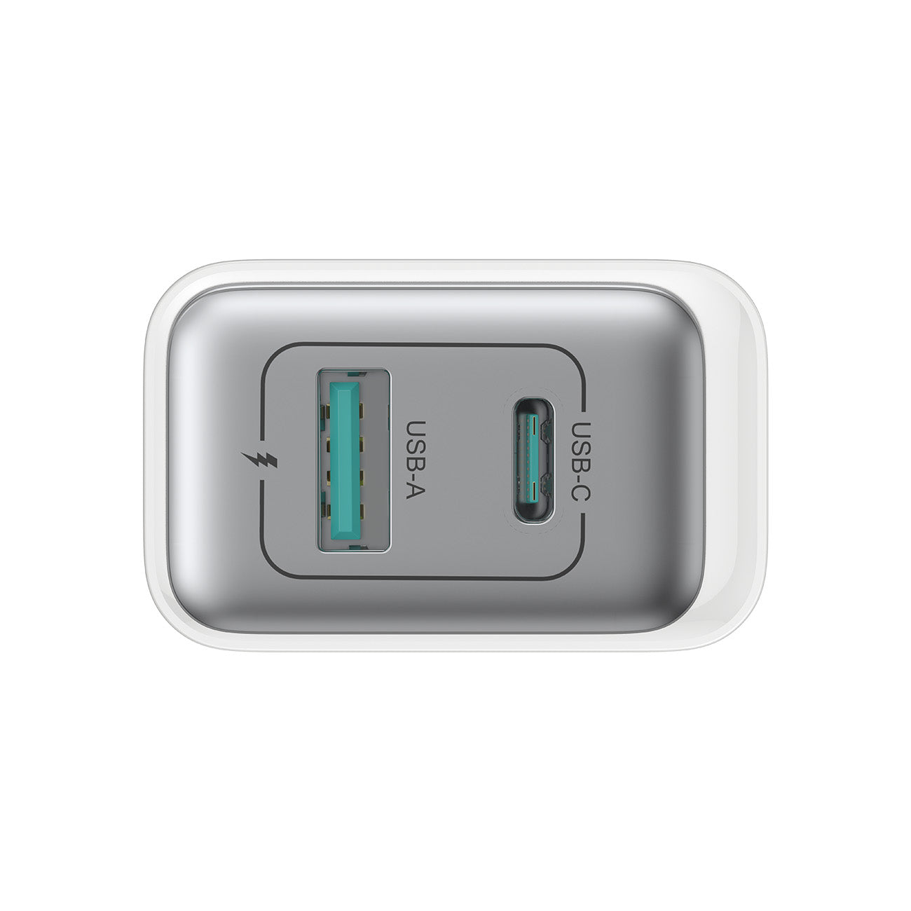 JOYROOM JR-TCF15 Ladegerät 30W Dual USB-A+C Transparent