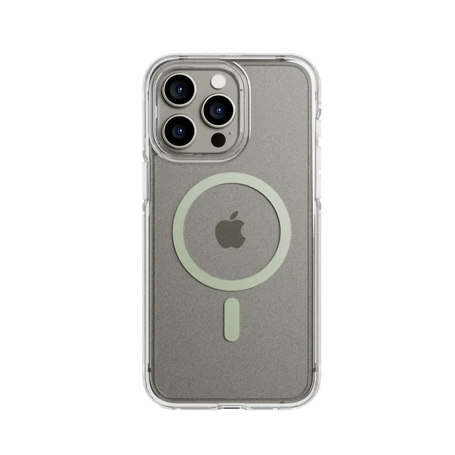 Tech21 FlexQuartz iPhone 15 Pro Max Hülle Grün MagSafe 16ft
