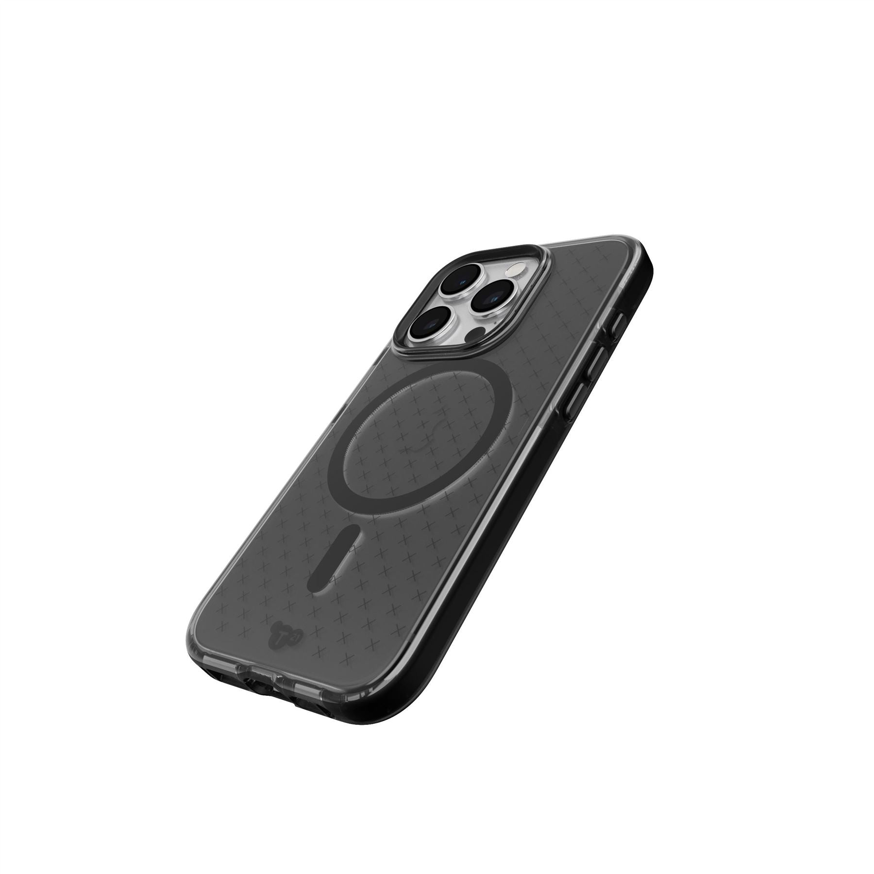 Tech21 Evo Check iPhone 15 Pro Hülle Smokey Black MagSafe
