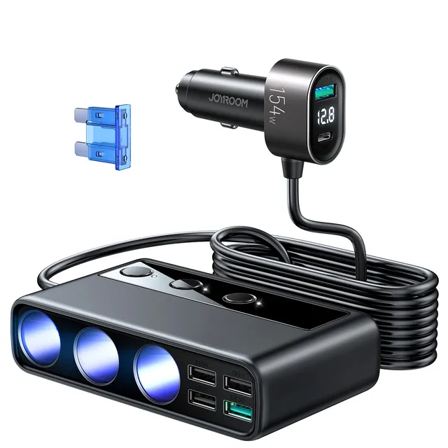 JOYROOM JR-CL06 Auto Verteiler Zigarettenanzünder 9-Port