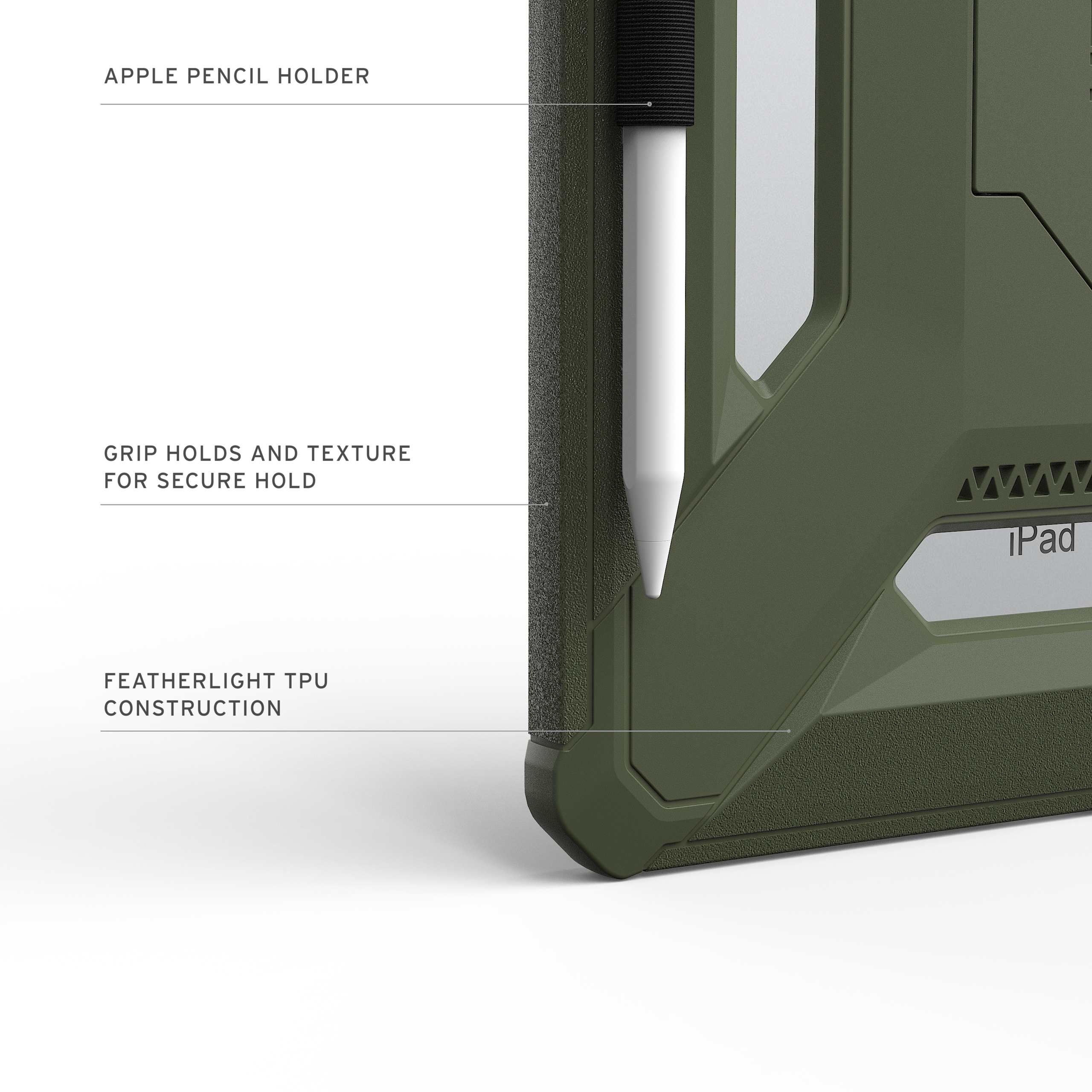 UAG Scout Plus iPad 10.9 Hülle mit Aufsteller stoßfest