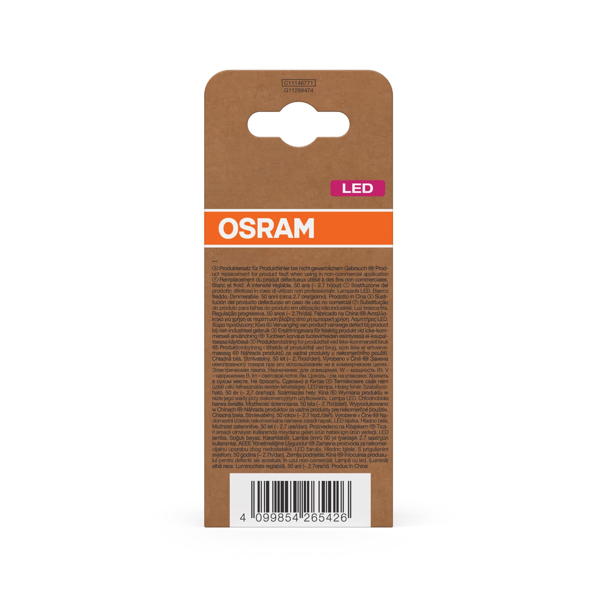 ams OSRAM SMART+ LED Classic A40 E27 2,2W 1er dimmbar