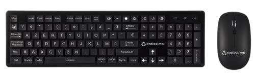 ORDISSIMO ART0407 Tastatur Maus Set Kabellos Senioren
