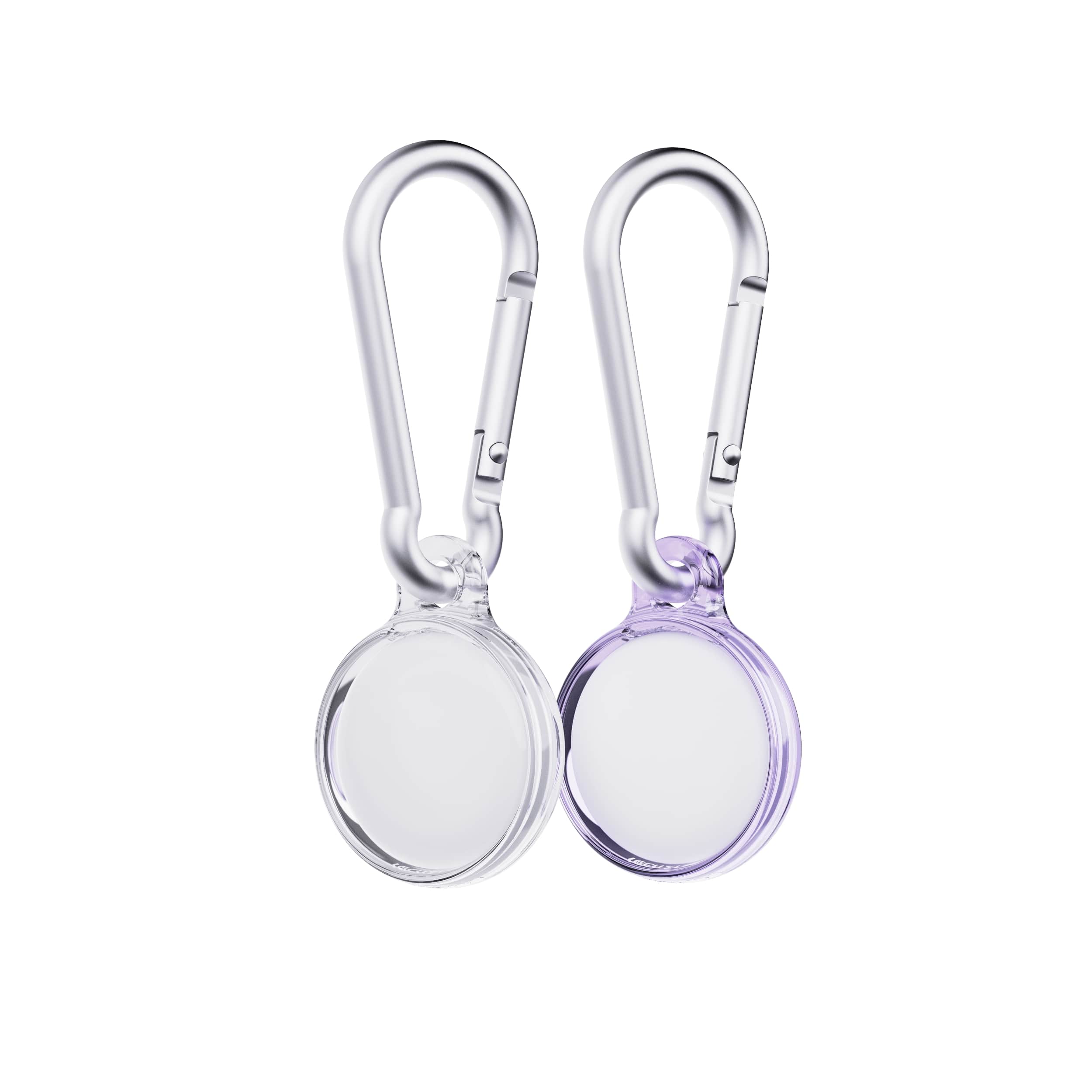 Tech21 EvoPop AirTag Hülle 2er Set Diamond Dust Clear