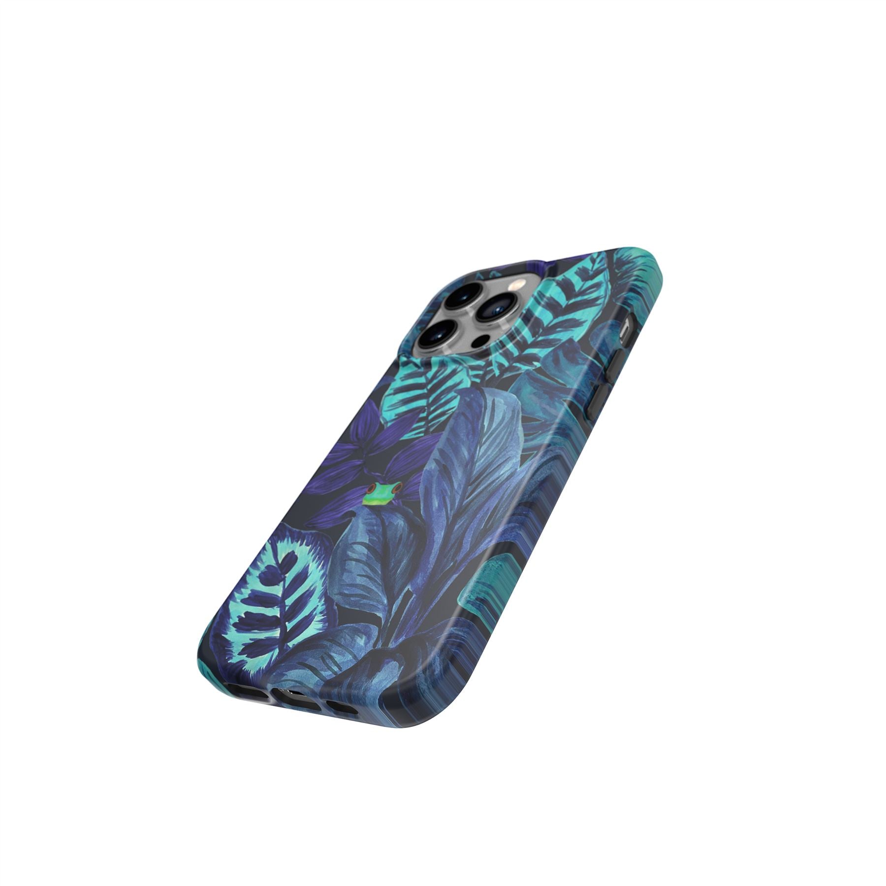 Tech21 Eco Art iPhone 13 Pro Hülle Frog Grün Motiv