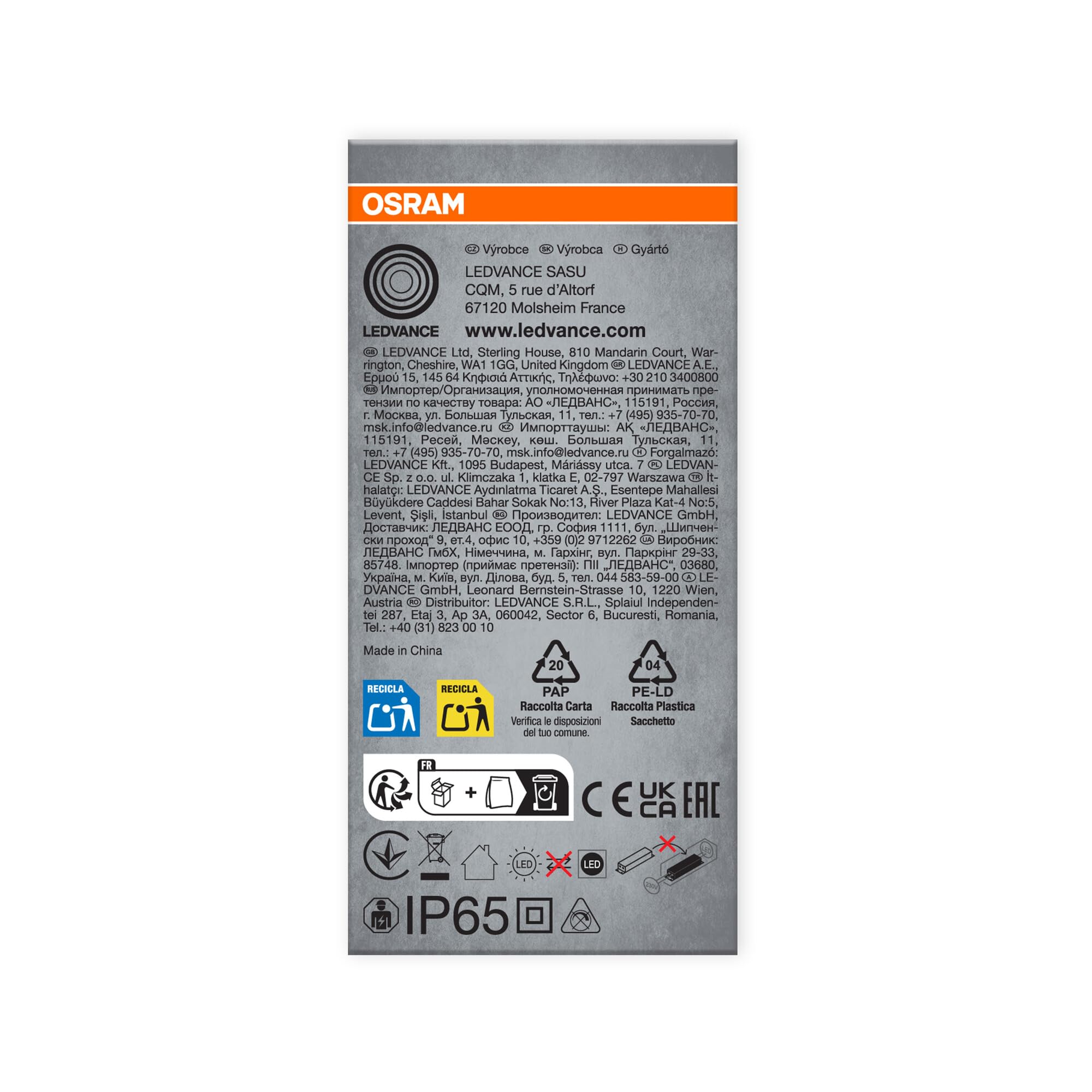 ams OSRAM SMART+ Submarine Feuchtraumleuchte 150cm 24W