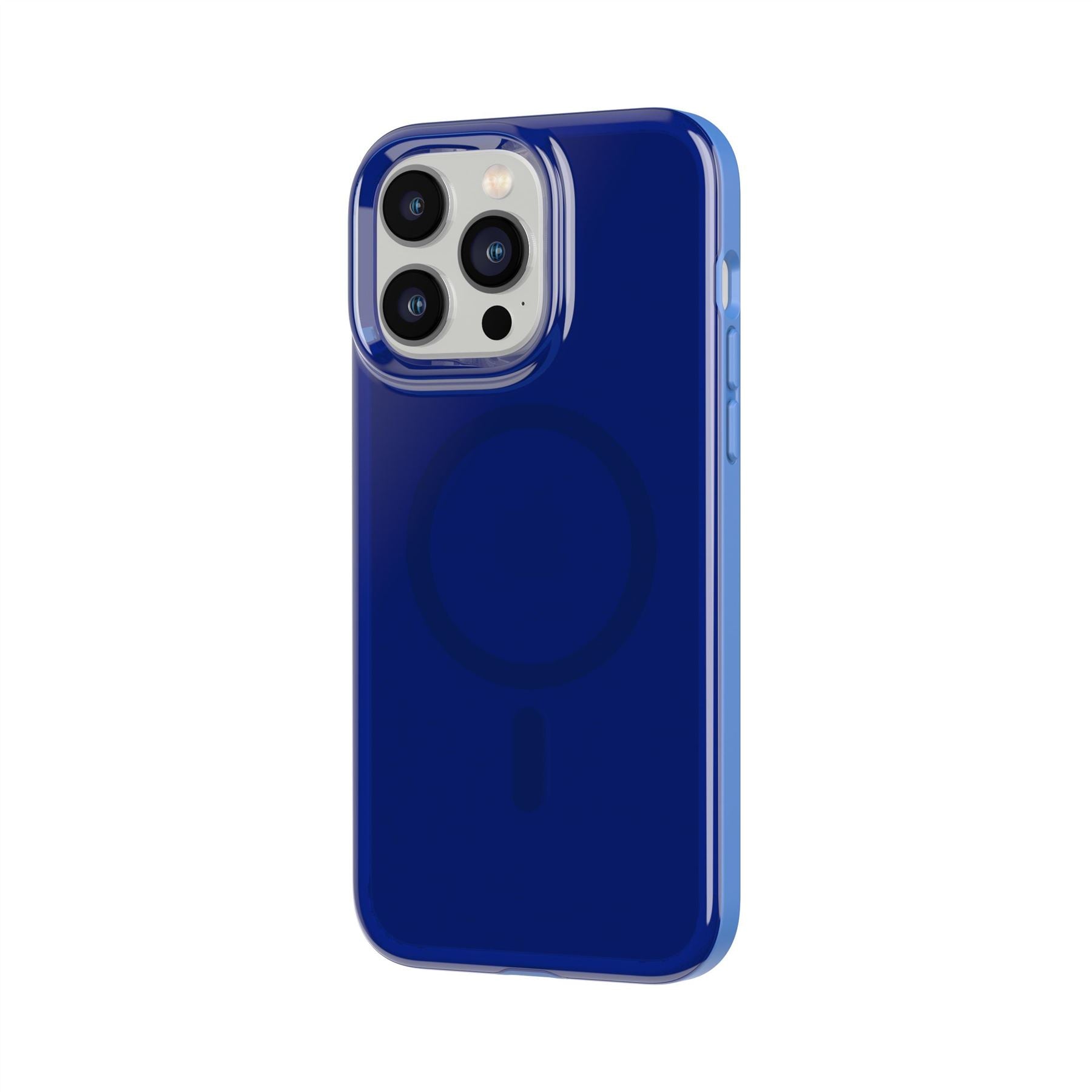 Tech21 Evo Tint iPhone 14 Pro Max Handyhülle Butterfly Blues MagSafe