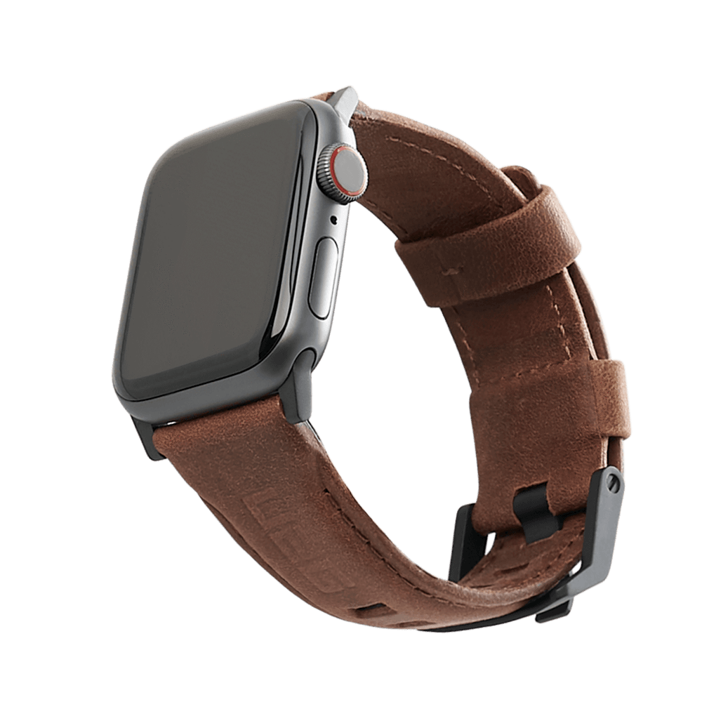 UAG Monarch Lederarmband Apple Watch Italienisches Leder