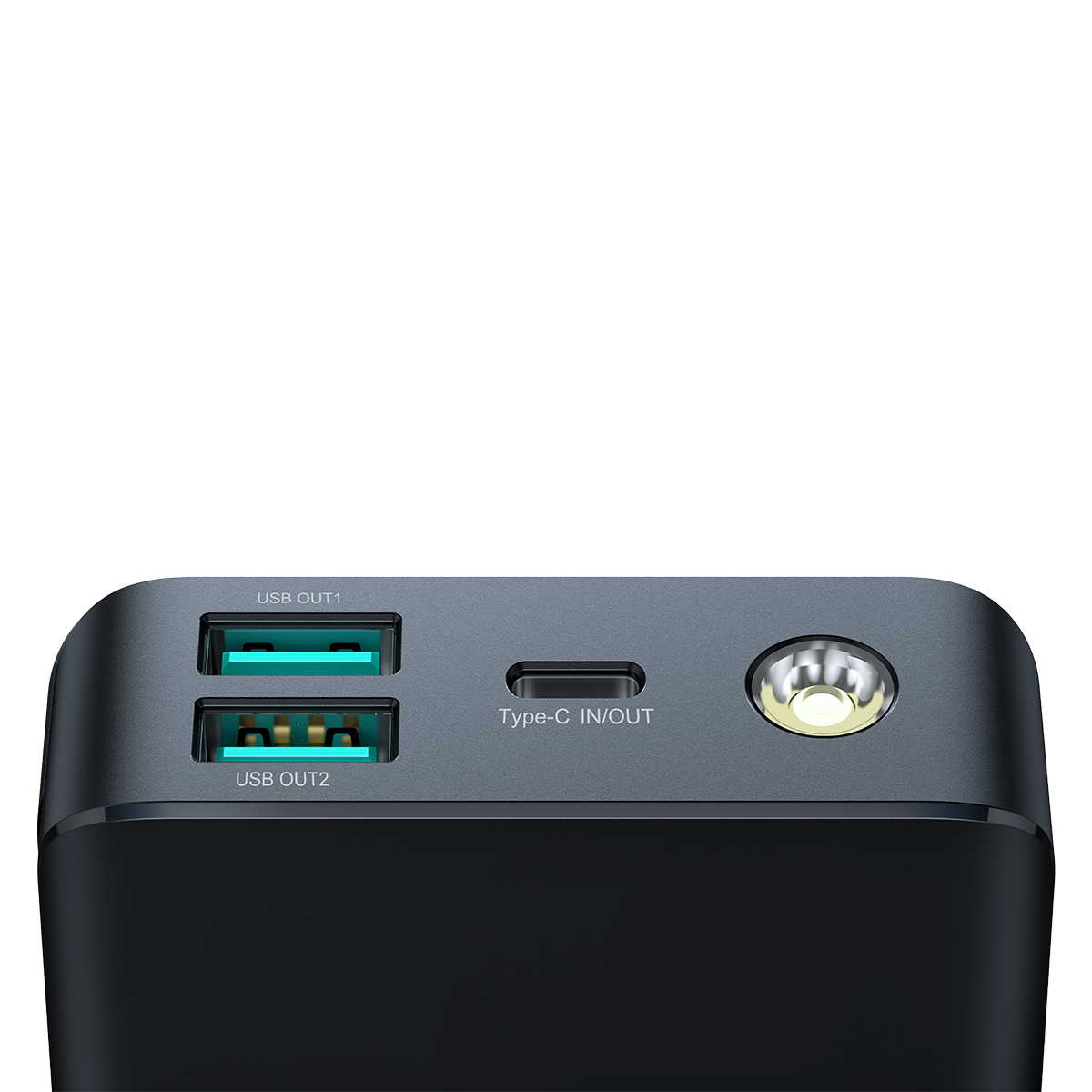 JOYROOM JR-PBF02 30W Powerbank 20000mAh Schwarz mit Taschenlampe