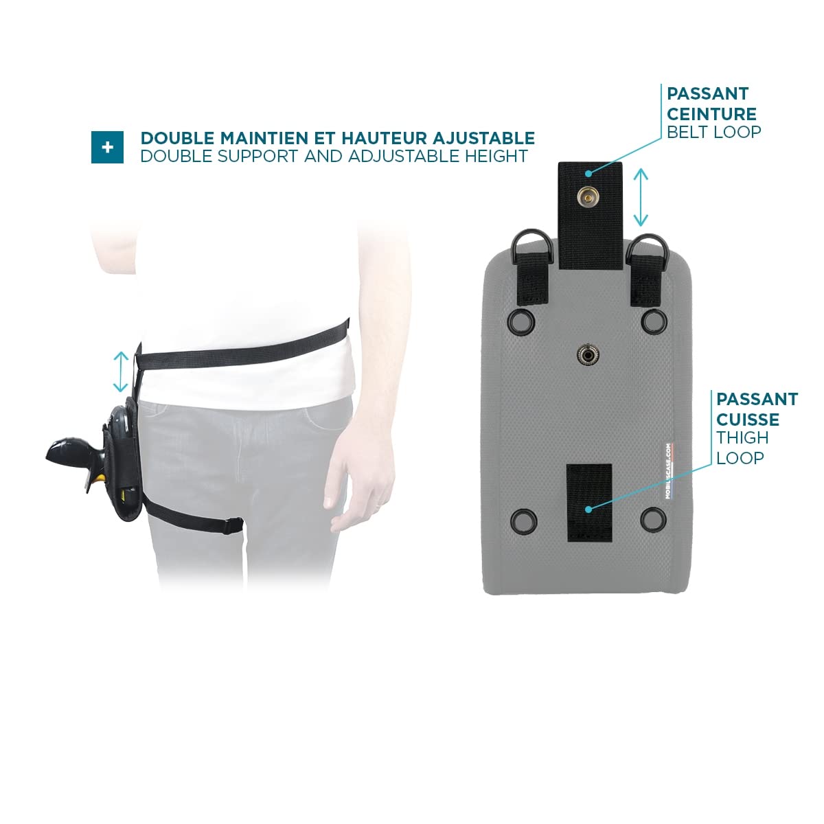 Mobilis Holsters Scanner Holster Größe S Schwarz