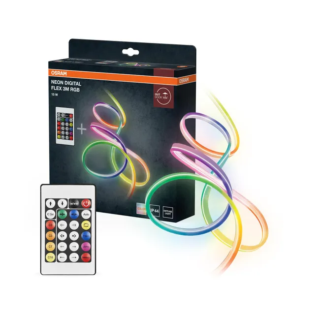 ams OSRAM Neon Flex Outdoor LED-Streifen 3m RGB Silikon