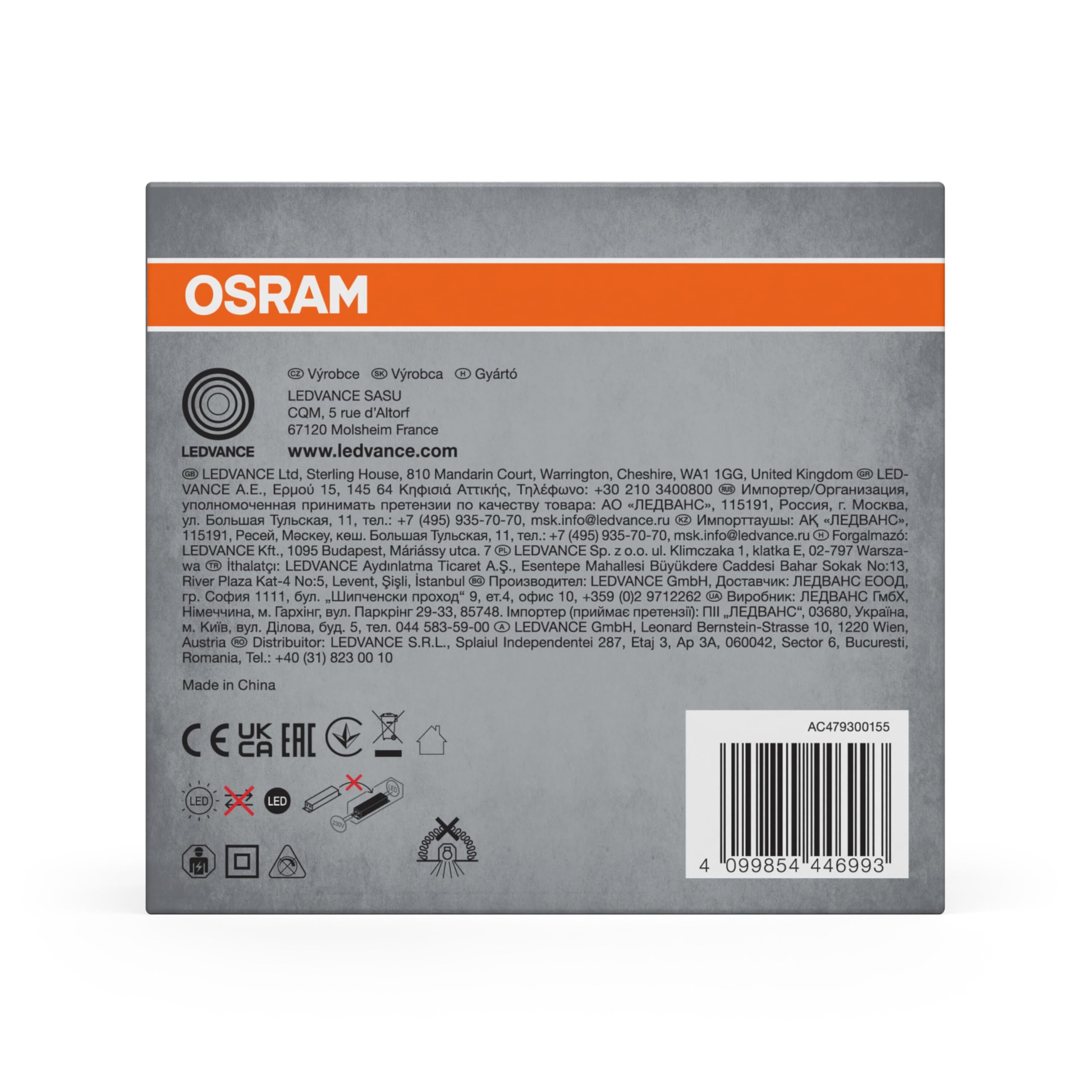 ams OSRAM SPOT TWIST Einbau-Downlight 10W schwarz warmweiß