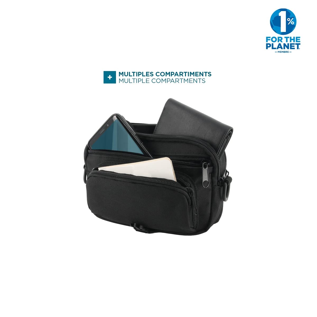 Mobilis Bike Lenkertasche Fahrrad wasserabweisend schwarz Schultergurt