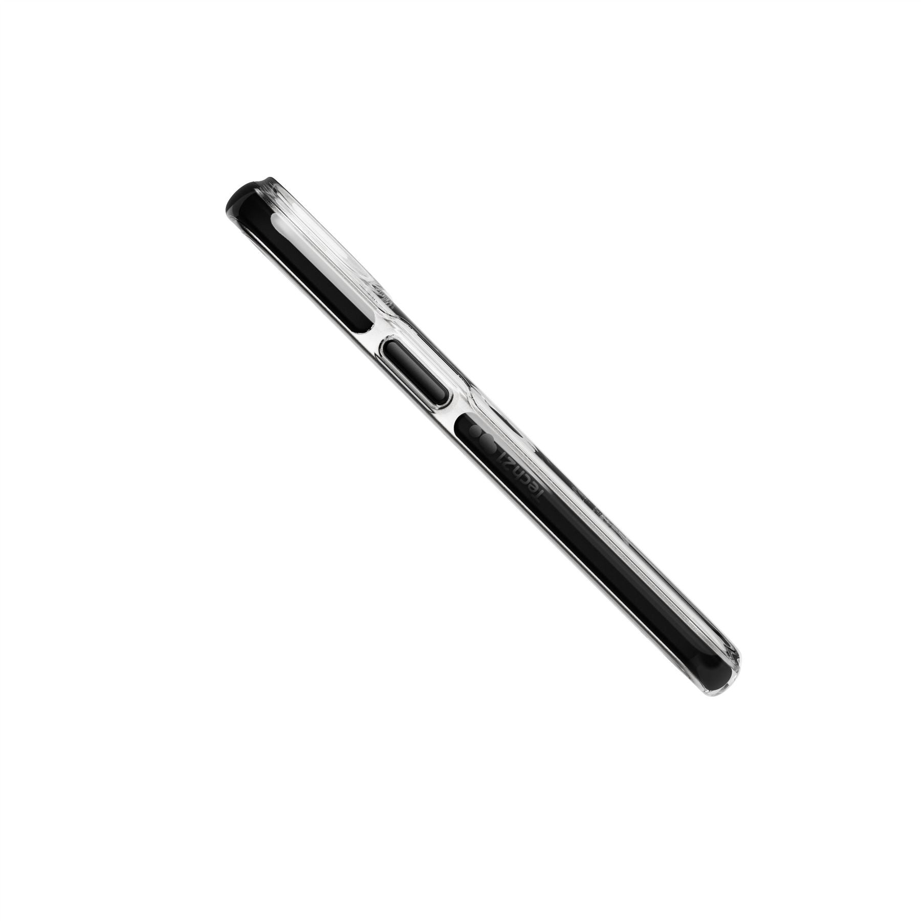Tech21 EvoCrystal Kick iPhone 13/14/15 Hülle Clear Black