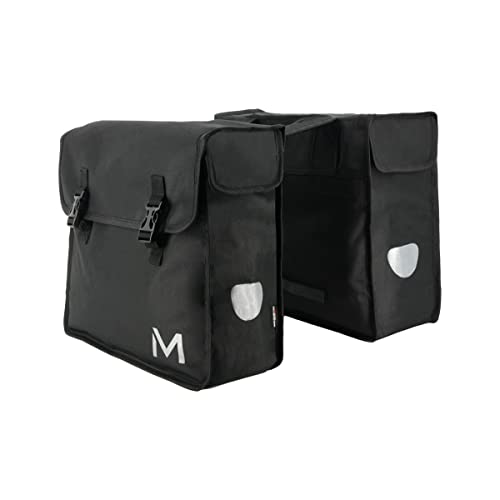 Mobilis Bike Gepäckträgertasche doppelt 2x15L wasserabweisend schwarz