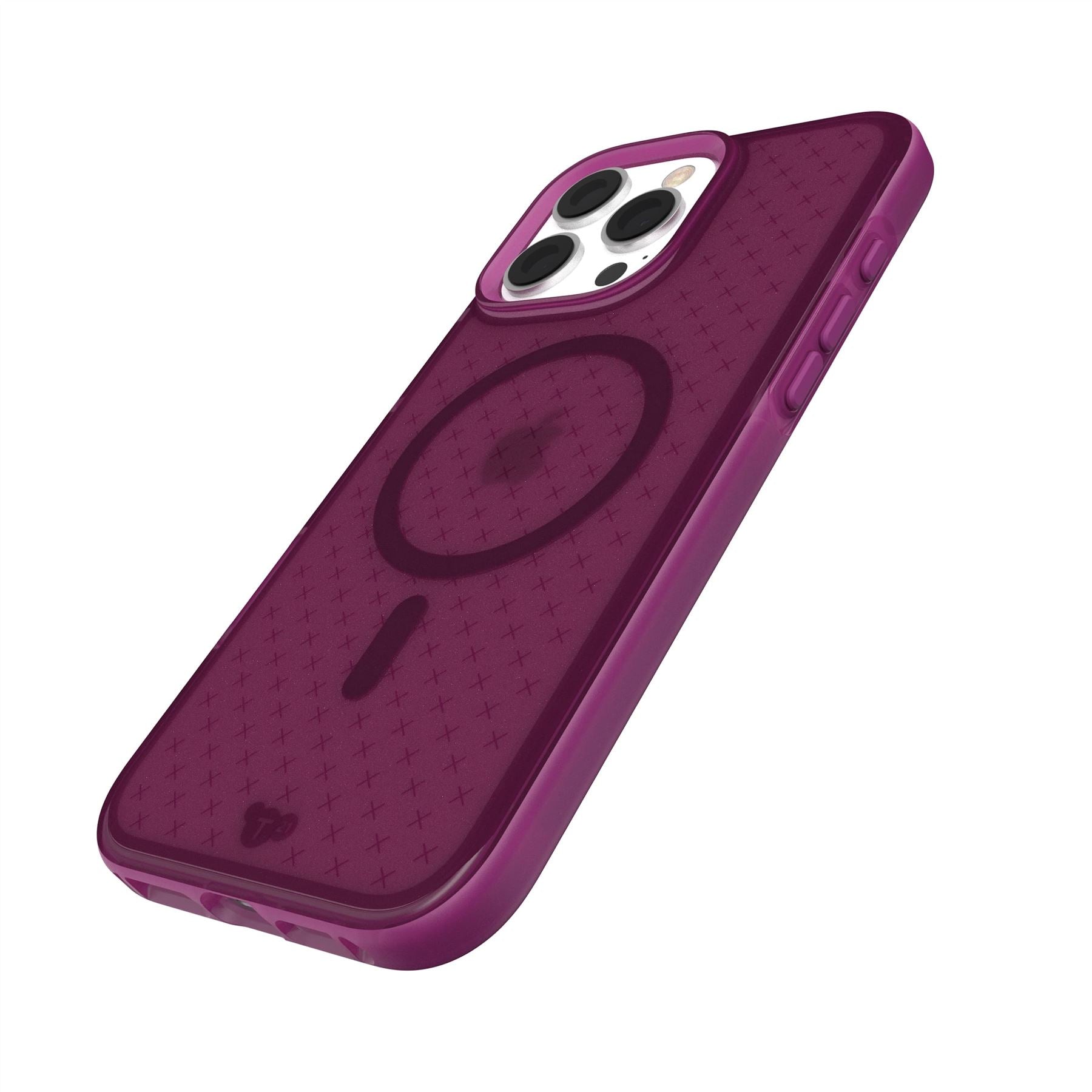 Tech21 EvoCheck iPhone 16 Pro Max Hülle Plum MagSafe